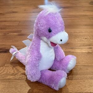 Build A Bear Workshop Purple Sparkle Dinosaur Stuffed Animal